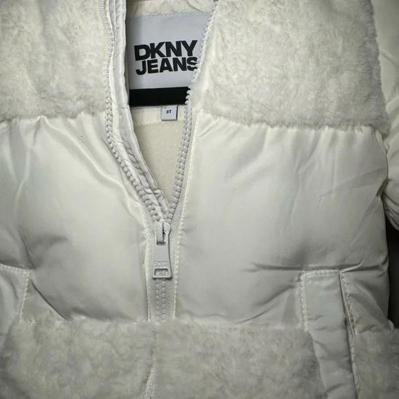 DKNY Cream Puffer Jacket - Picture 5 of 6